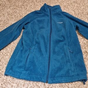 Columbia Teal Fleece Jacket Full Zip